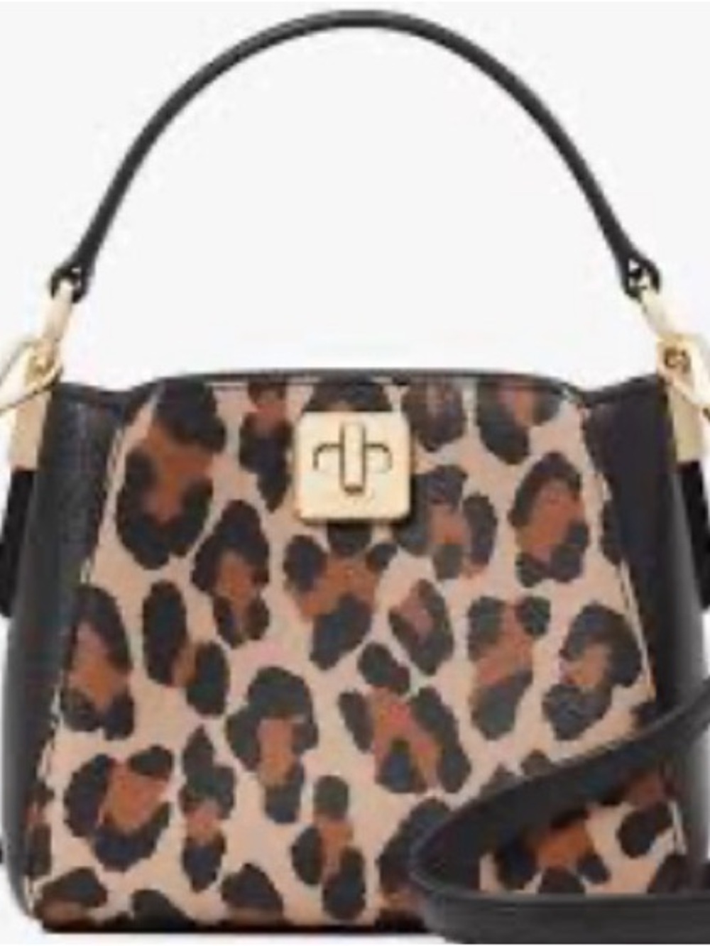 Kate Spade BNWT Phoebe Leopard Print Top-Handle Satchel